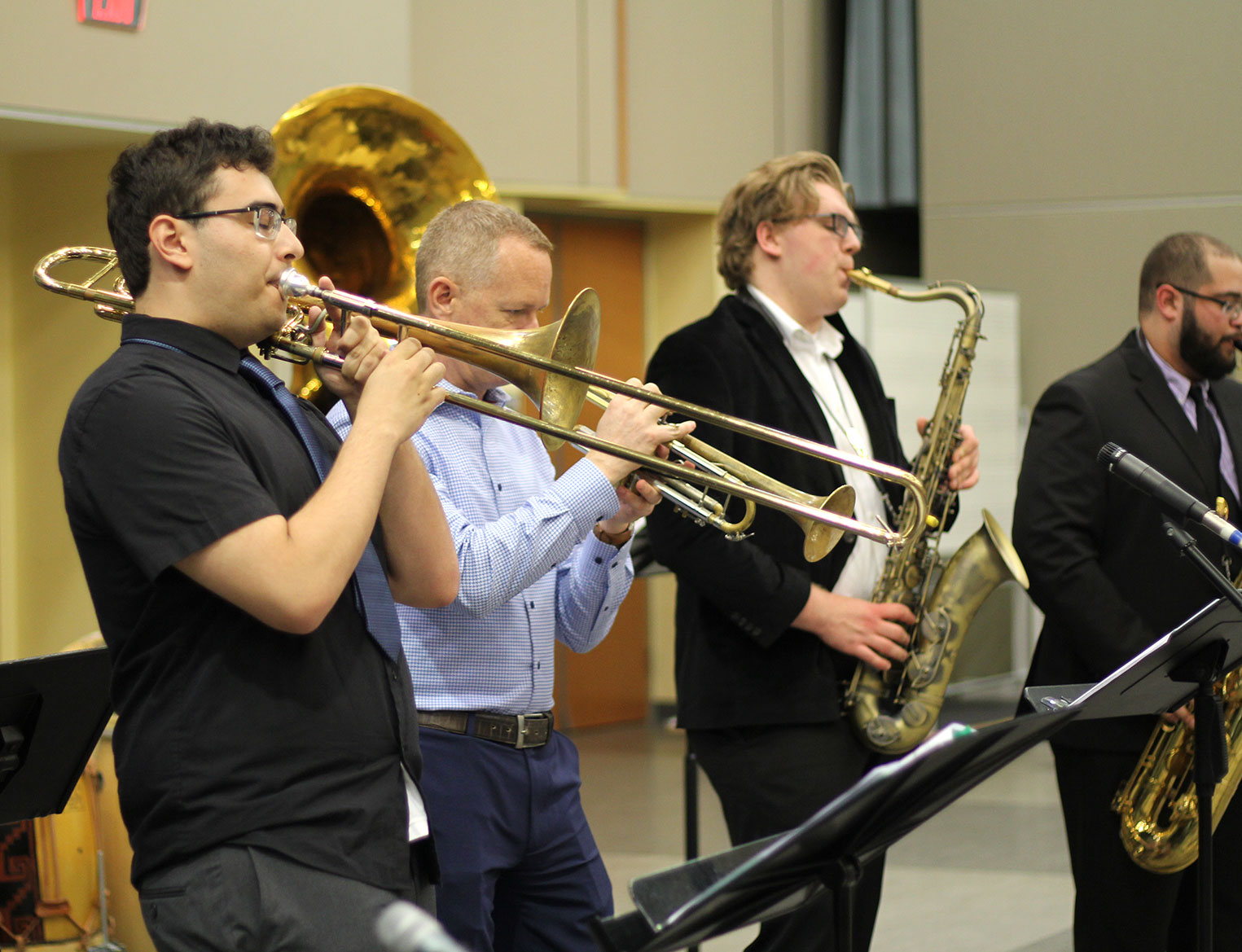 Braddock Road Brass Band at recent rehearsal